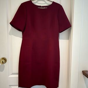 Nwt. J crew burgundy dress